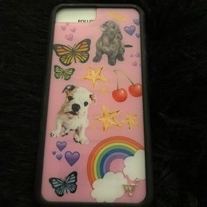WildFlower iPhone 6+ 7+ and 8+ puppy love case